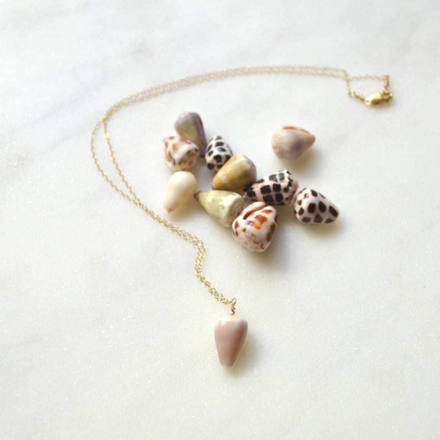 Mini Cone Shell Necklace - Salty But Sweet