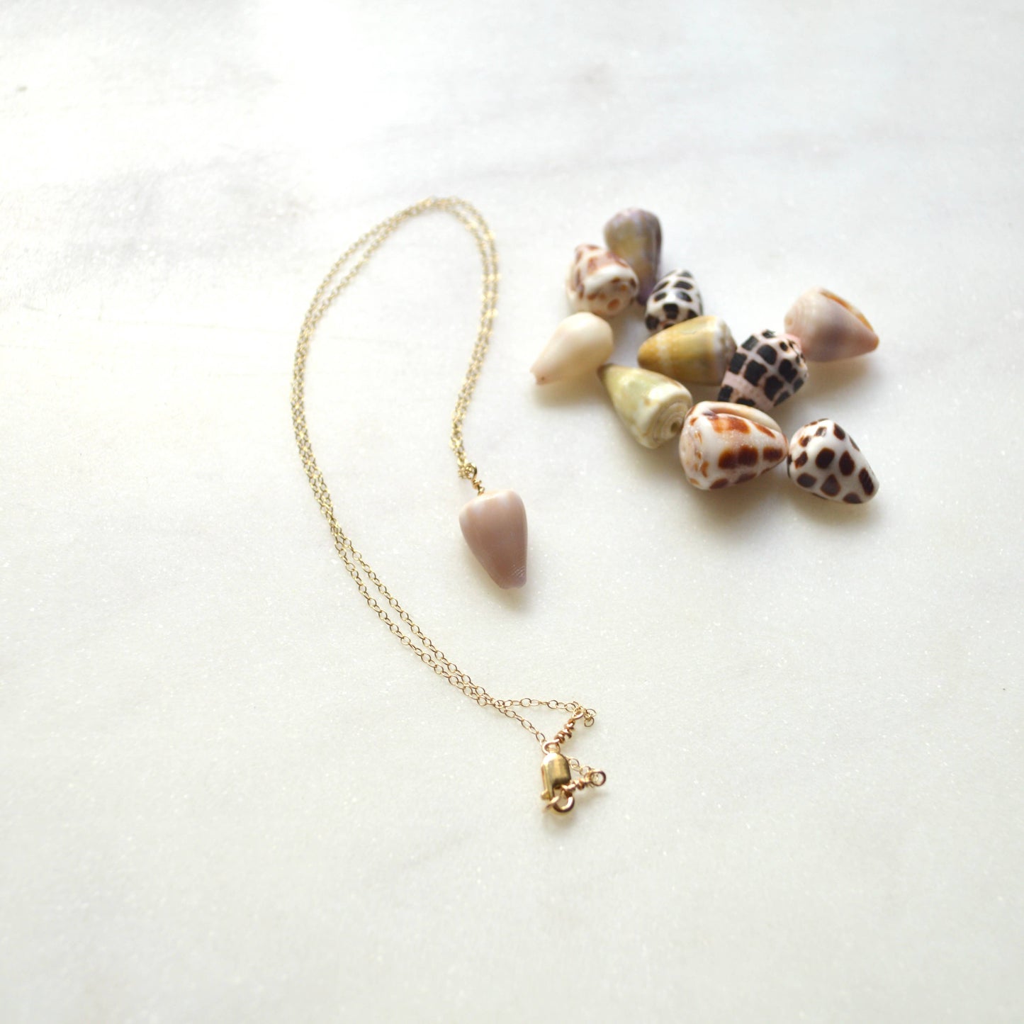 Mini Cone Shell Necklace - Salty But Sweet