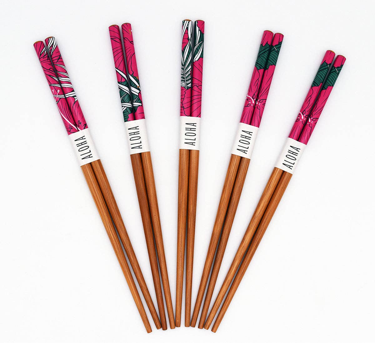 Chopsticks "Aloha Print" - Aubrey Emi Designs