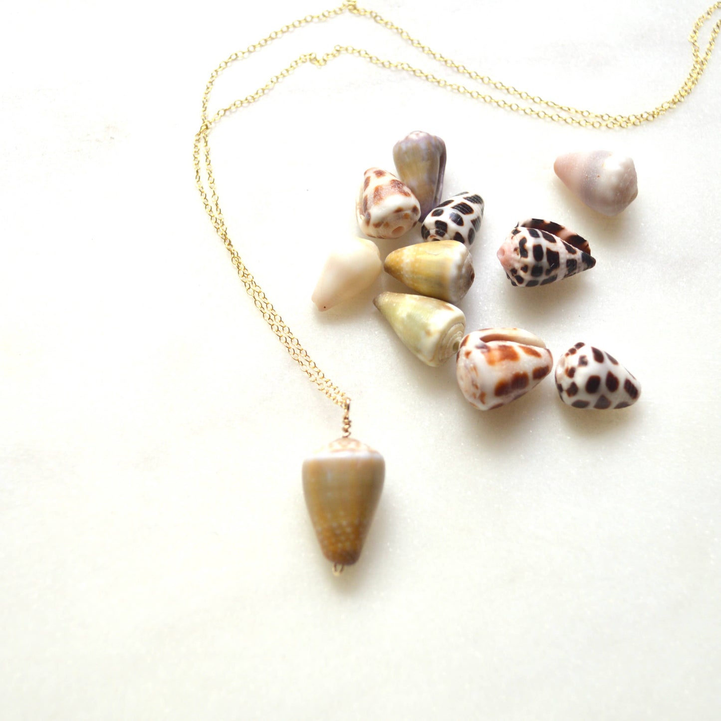 Mini Cone Shell Necklace - Salty But Sweet