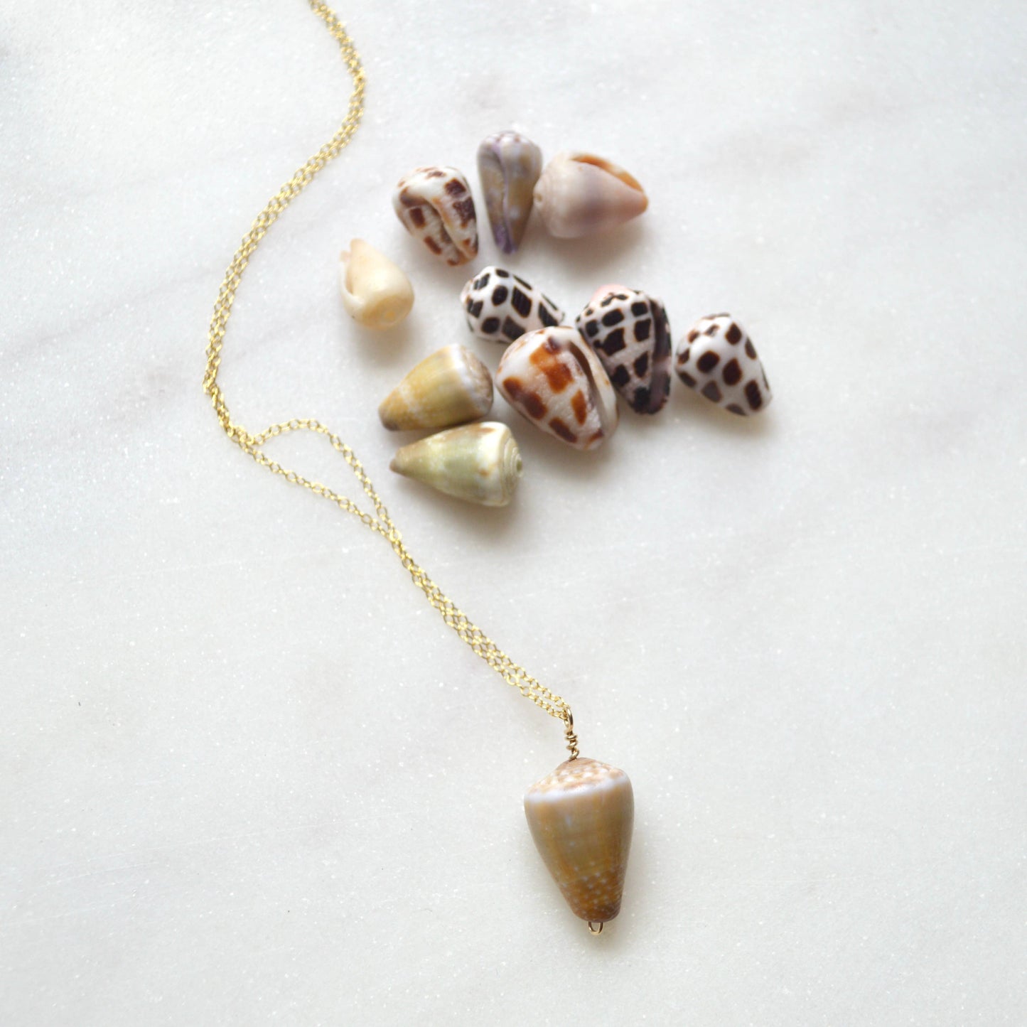 Mini Cone Shell Necklace - Salty But Sweet